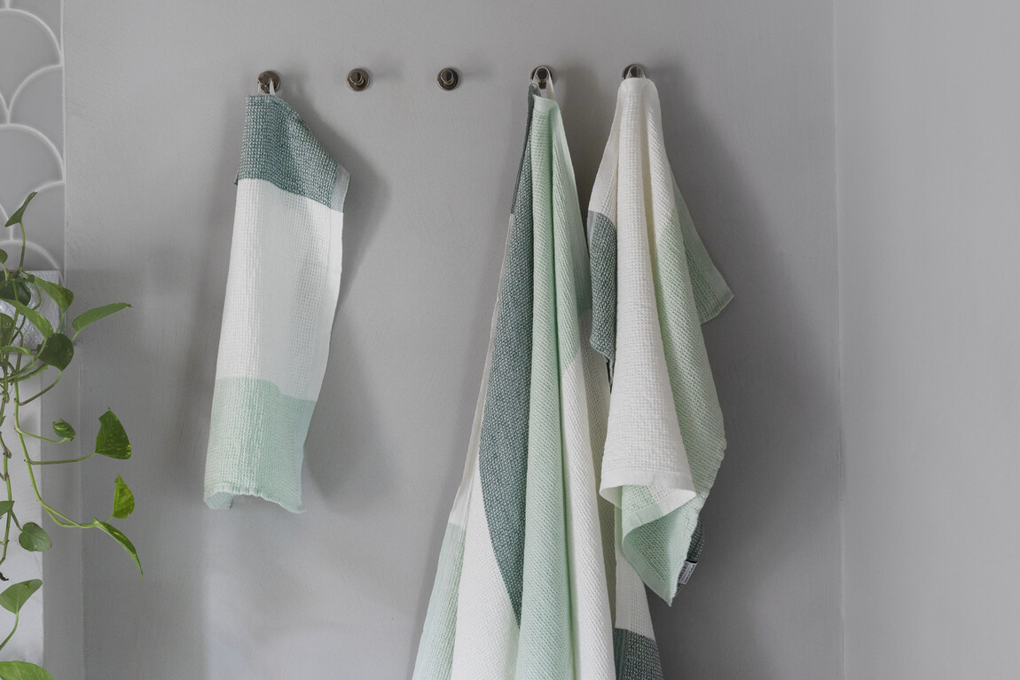 Lapuan Kankurit TERVA towels white-green-mint