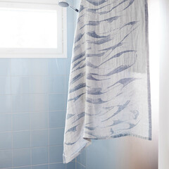 Lapuan Kankurit AALLOKKO towel linen-blue