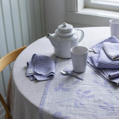 Lapuan Kankurit FRIIDA, DUO and MAIJA towels MAIJA and EEVA dishclothes lavender