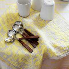 Lapuan Kankurit VILLIYRTIT towel yellow-linen