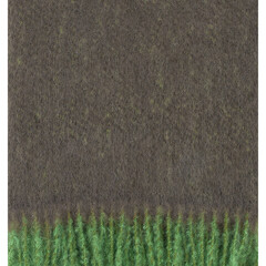 Lapuan Kankuirt REVONTULI mohair blanket green-brown #nocrop