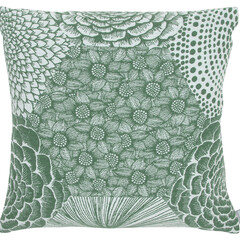 RUUT cushion cover  white-aspen green #nocrop