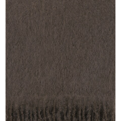 SAAGA UNI mohair wool blanekt brown #nocrop