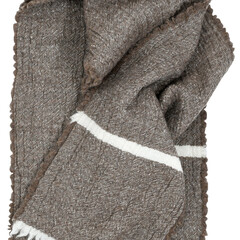 Lapuan Kankurit TANHU scarf brown-white #nocrop