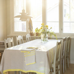Lapuan Kankurit USVA tablecloth linen-yellow