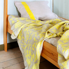 Lapuan Kankurit VILLIYRTIT tablecloth-blanket yellow-linen